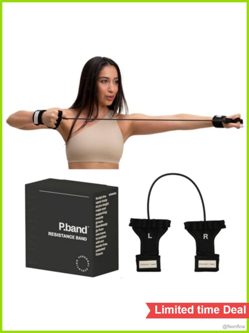 Pvolve P.Band Resistance Band for Upper Body Workout, Glove Design